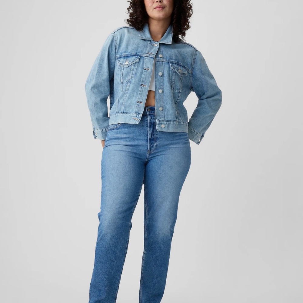 High Rise Cheeky Straight Jeans - Picture 5 of 8